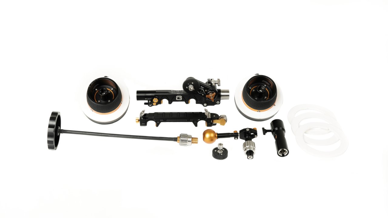 雙邊追焦器 Bright TangerineREVOLVR DUAL SIDED 19MM STUDIO KIT