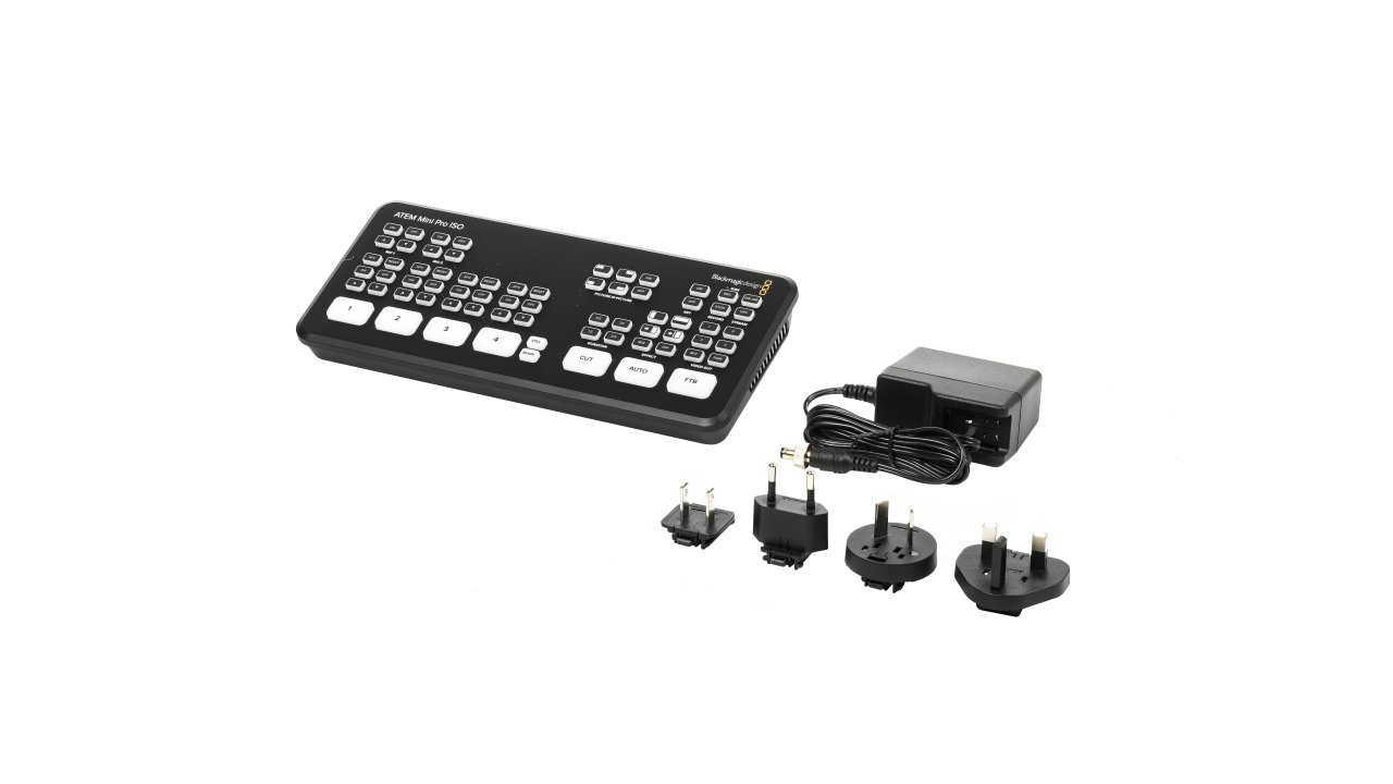 Blackmagic ATEM Mini Pro ISO HDMI導播機 4路