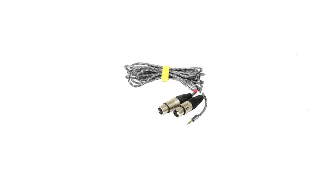 3.5mm(公)轉XLR 3Pin L R(母)