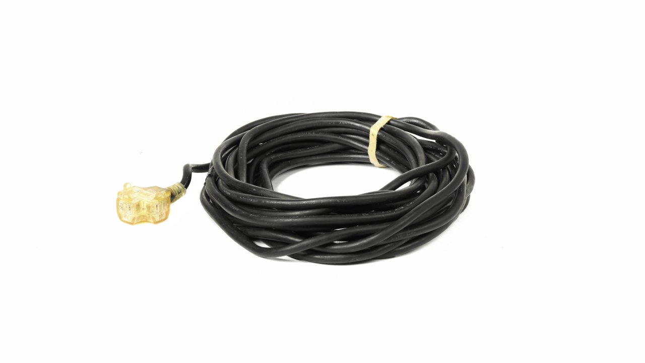 粗3.5mm動力線 15A 15米 黑色線(黃頭)