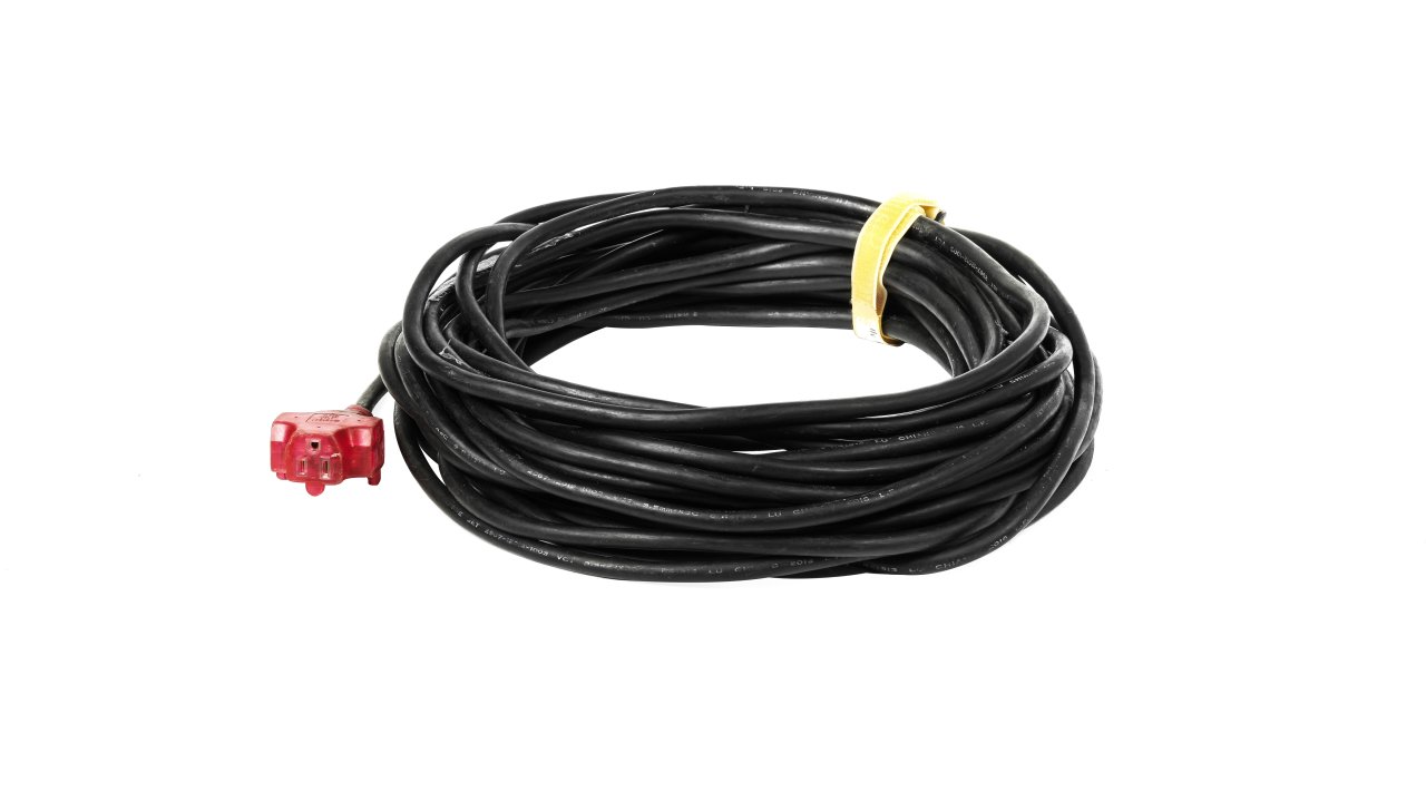 粗3.5mm動力線 15A 25米 黑色線(紅頭)